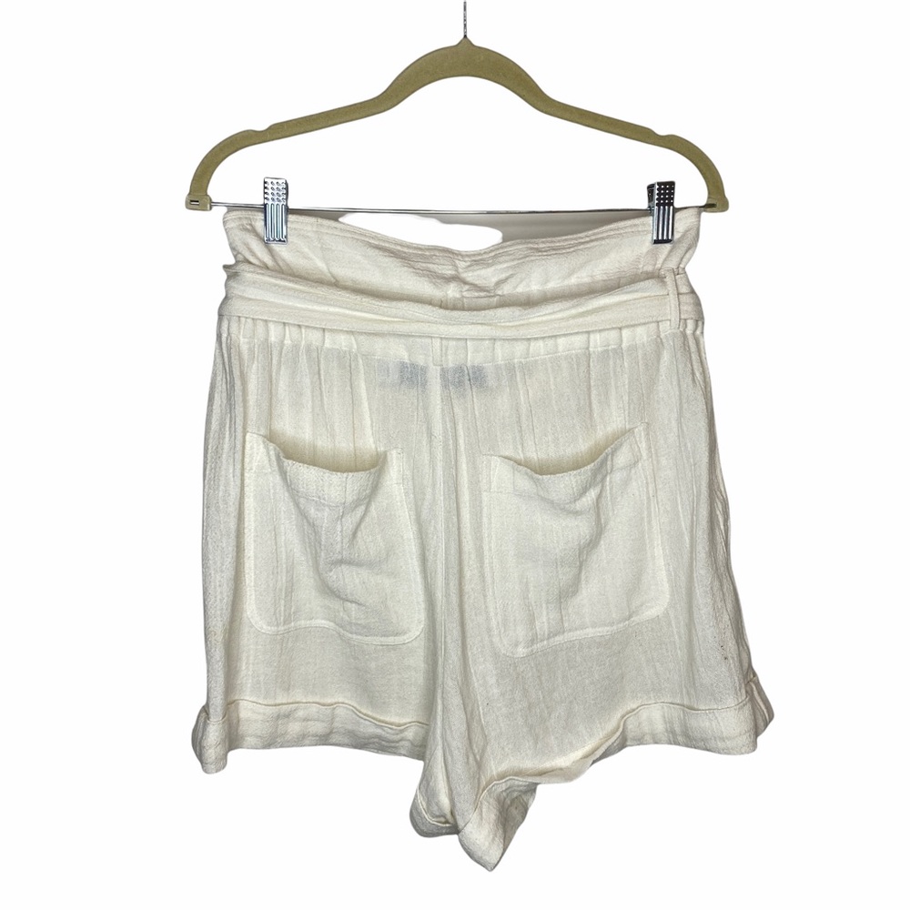 IRO Lux Cotton High Rise Belted Shorts 8 - Picture 15 of 15